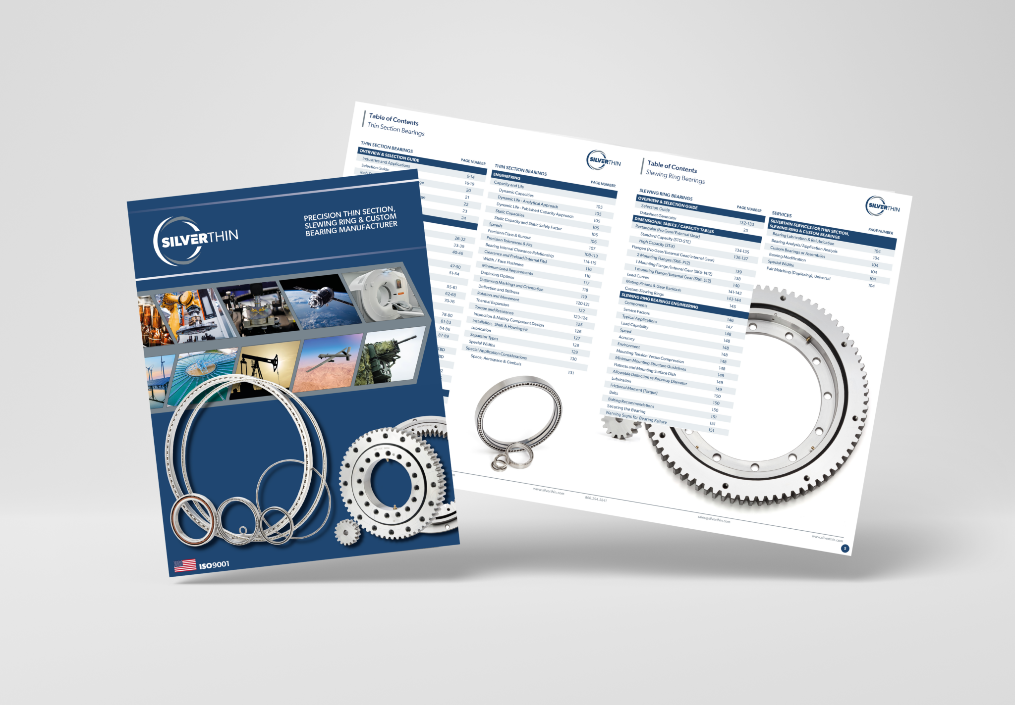 Precision Thin Section Bearings from Mechatronics Silverthin Bearings